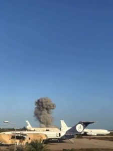GNA: UAE Combat Drones Attacked Mitiga Airport (Photos) GNA: UAE Combat Drones Attacked Mitiga Airport (Photos)